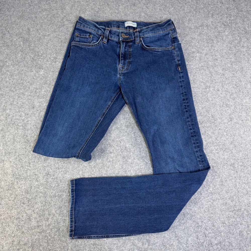 Tecovas Slim Jean Dark Blue Mens 31x34 Premium Stretch Denim Austin Texas